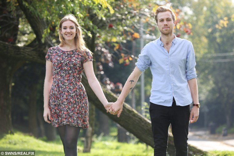 Alfie Mulroy, 22 and Bridget Gallagher, 21. See Ross Parry copy RPYHUNK: Alfie Mulroy, 22, won the girl of his dreams, Bridget Gallagher, 21 when he lost half his body weight. An overweight man who ballooned to 20 stone shed almost HALF his body weight to find love - and transformed into this HUNK. Graduate Alfie Mulroy, 21, piled on the pounds after starting university and as the scales went up, his confidence started to plummet. When the student, who was unlucky in love, plucked up the courage to weigh himself on Boxing Day in 2013 he saw a whopping 20st 2lbs staring back at him and decided to get fit. After watching his diet and running regularly, Alfie shed an impressive eight stone in just eight months and found love along the way.